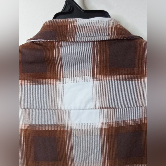 Rue21 Brown Plaid Sherpa-Lined Shacket XS - Picture 6 of 8